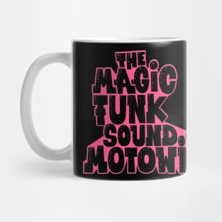 Pink Motown Music Groove Design Mug